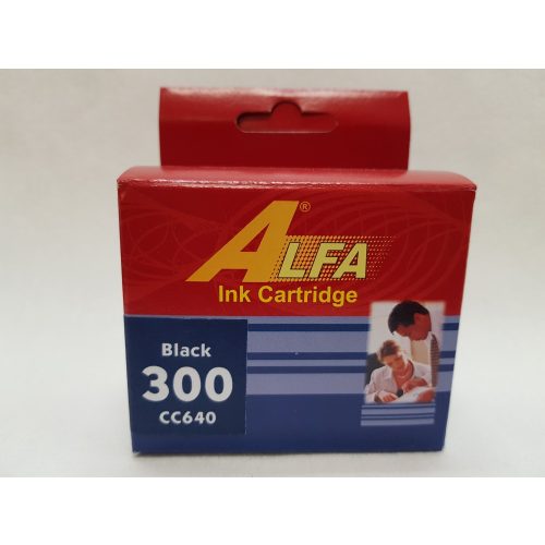 HP 300 fekete (CC640) ALFA utángyártott tintapatron