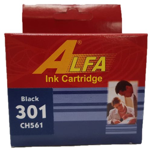 HP 301 fekete (CH561) ALFA utángyártott tintapatron