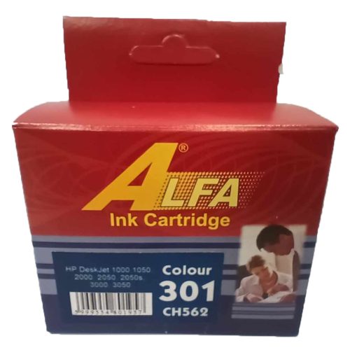 HP 301 színes (CH562) ALFA utángyártott tintapatron