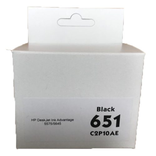 HP 651 fekete (C2P10AE) ALFA utángyártott tintapatron