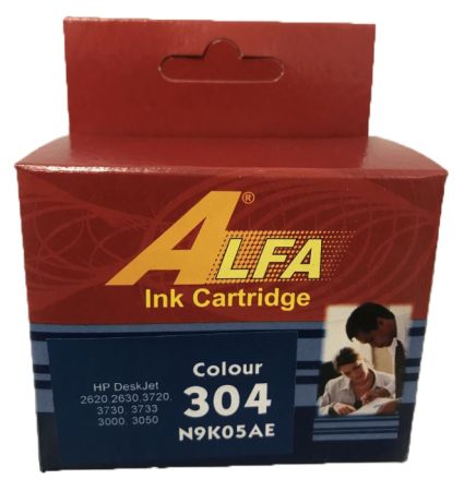 ALFA 304 színes (N9K05AE) tintapatron