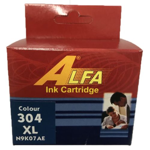 HP 304XL színes (N9K07AE) ALFA utángyártott tintapatron