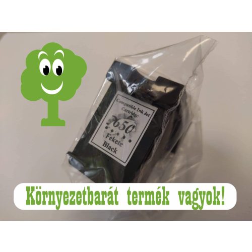 HP 650 fekete (CZ101) csomagolatlan ALFA utángyártott tintapatron