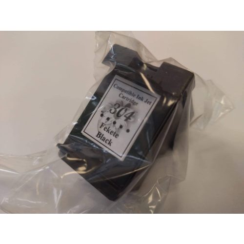 HP 304 fekete (N9K06AE) csomagolatlan ALFA utángyártott tintapatron