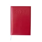 Határidőnapló agenda Standard A/5, napi, fehér lapokkal (bordó) 2027. Bluering®