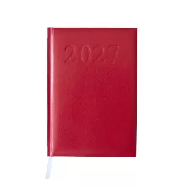   Határidőnapló agenda Standard A/5, napi, fehér lapokkal (bordó) 2027. Bluering®