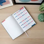 Határidőnapló agenda Standard A/5, napi, fehér lapokkal (kék) 2027. Bluering®