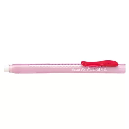 Radírceruza tolóbetétes ZE11T-B Pentel piros test
