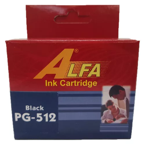 Canon PG512 fekete ALFA utángyártott tintapatron