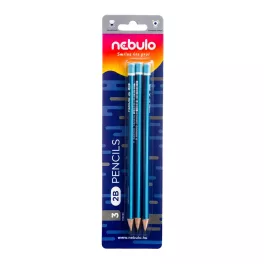 Grafitceruza 2B, 3 db-os, Nebulo