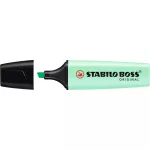 Szövegkiemelő 2-5mm, vágott hegyű, STABILO Boss original Pastel menta