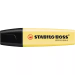 Szövegkiemelő 2-5mm, vágott hegyű, STABILO Boss original Pastel vanília