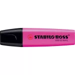 Szövegkiemelő 2-5mm, vágott hegyű, STABILO Boss original pink