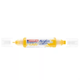   Akril marker 2-3mm, és 5-10mm, 3D kétvégű Edding 5400 citromsárga