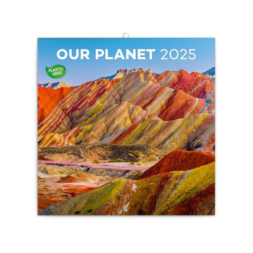 Falinaptár képes lemeznaptár 300x300mm, Our Planet Realsystem 2026.