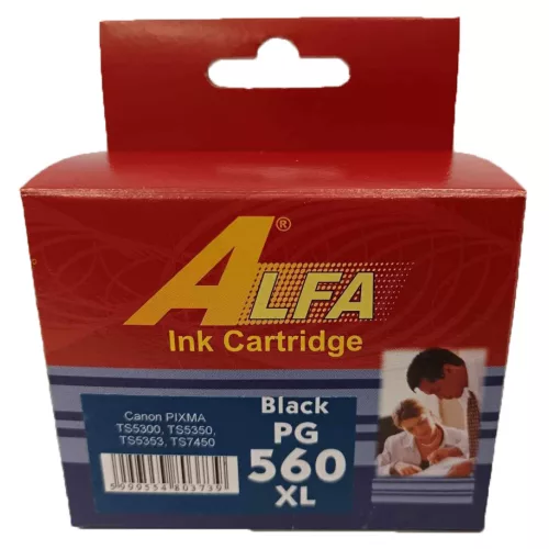 Canon PG560XL fekete ALFA utángyártott tintapatron