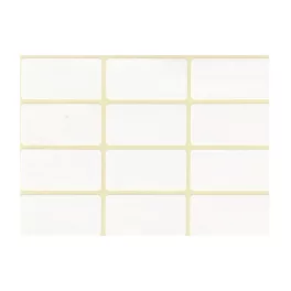 Etikett címke, 20x38mm, 5 lap, 12 címke/lap
