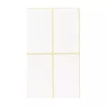 Etikett címke, 40x70mm, 15 lap, 4 címke/lap