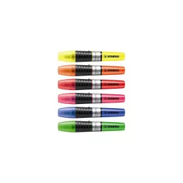   Szövegkiemelő készlet 2-5mm, vágott hegyű STABILO Luminator, 6 klf. szín