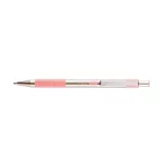 Golyóstoll 0,7mm, pasztell rózsaszín test, Zebra F-301, írásszín kék