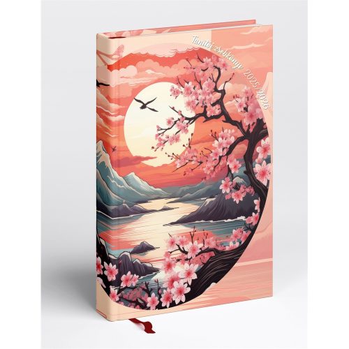 Tanítói zsebkönyv A5, műbőr 145mmx205mm, fehér lapokkal tavasz 2025/2026 Realsystem