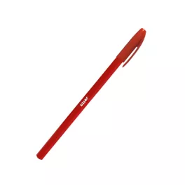   Golyóstoll 0,7mm eldobható, hatszögletű test kupakos Bluering® Jetta, írásszín piros
