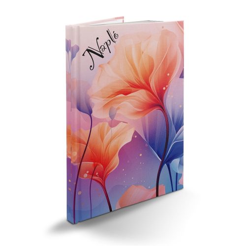 Határidőnapló fehér lapokkal Picture B/5, napló fehér lapokkal floral Realsystem 2026.