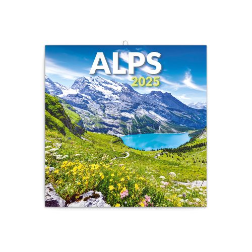 Falinaptár képes lemeznaptár 300x300mm, Alps Realsystem 2026.