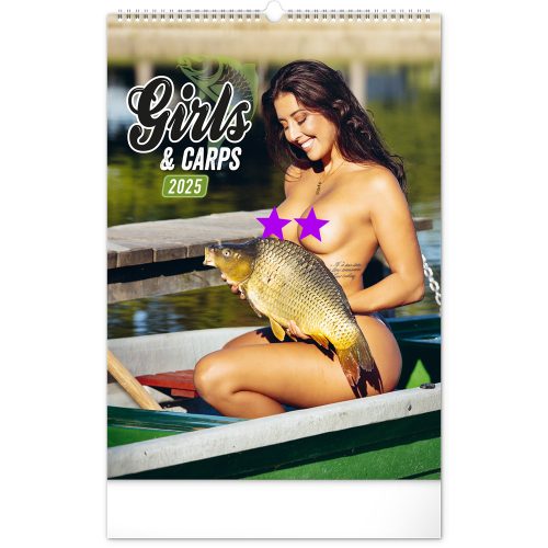 Falinaptár képes  330×460mm Girls and Carps Realsystem 2026.
