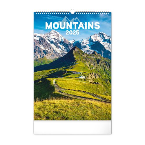 Falinaptár képes  330×460mm Mountains  Realsystem 2026.