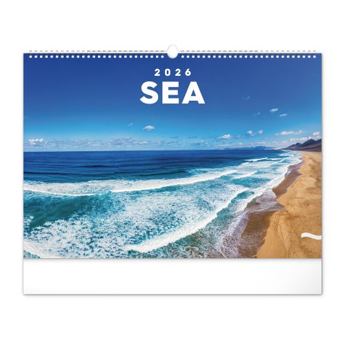 Falinaptár képes  480×330mm Sea  Realsystem 2026.