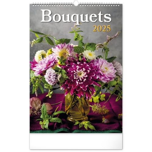 Falinaptár képes  330×460mm Bouquets  Realsystem 2026.