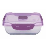 Ételtároló doboz 1 literes csatos és szelepes mikrós-fagyasztós_lányos színek
