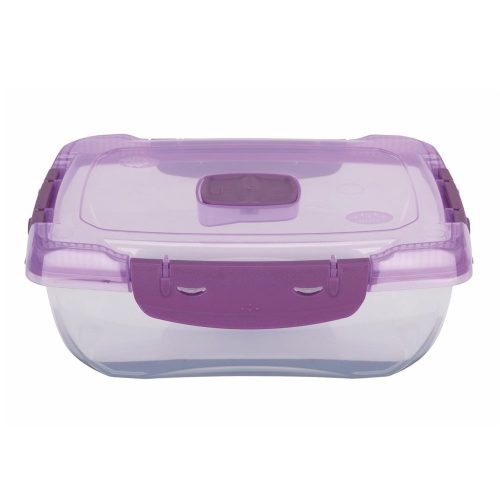 Ételtároló doboz 1 literes csatos és szelepes mikrós-fagyasztós_lányos színek
