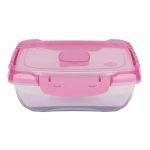 Ételtároló doboz 1 literes csatos és szelepes mikrós-fagyasztós_lányos színek