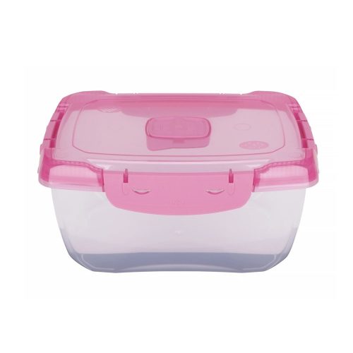 Ételtároló doboz 1,4 literes csatos és szelepes mikrós-fagyasztós_lányos színek