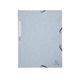 Gumis mappa karton  prespán A/4 Exacompta világosszürke