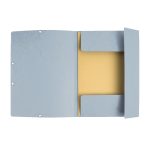 Gumis mappa karton  prespán A/4 Exacompta világosszürke