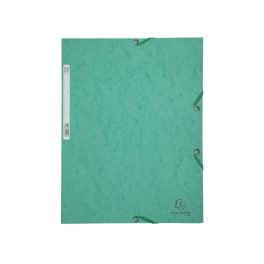 Gumis mappa karton  prespán A/4 Exacompta zöld