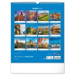 Falinaptár képes  300x340mm Prague Realsystem 2026.