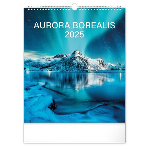 Falinaptár képes  300x340mm Aurora Borealis Realsystem 2026.