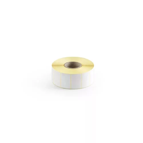 Etikett címke thermo, 50x75mm, tekercses, 1000 címke/tekercs fehér