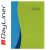 Határidőnapló Dubai A5 heti, fehér lapokkal kék-zöld Dayliner 2026.