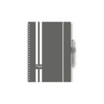 Határidőnapló InSpiral A5 heti, fehér lapokkal GT szürke-fehér Dayliner 2026.