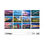 Falinaptár képes 450 × 315 mm, Bridges Dayliner 2026.