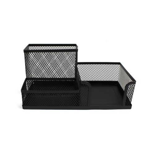 Fémhálós asztali rendező 3 rekeszes Bluering® fekete