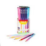 Grafitceruza HB, háromszögletű, 72 db/doboz, Nebulo, vegyes minták, Gradiens