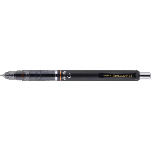 Nyomósirón 0,5 mm, Zebra DelGuard, fekete
