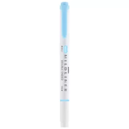   Szövegkiemelő 1,0/3,5 mm, kétvégű, Zebra Mildliner Fluorescent, kék