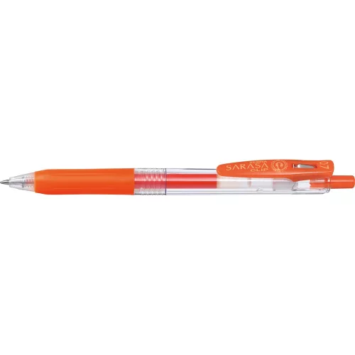 Zseléstoll 0,5 mm Zebra Sarasa Clip, vérnarancs